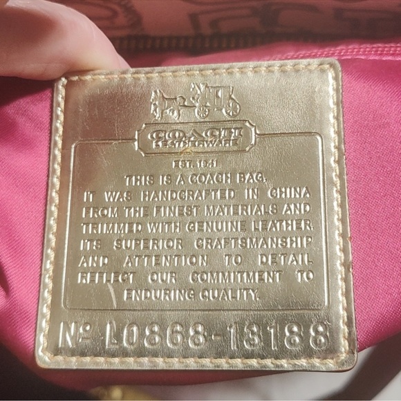 Coach Heritage Tatersall Graffiti Signature Tote bag - Picture 10 of 12